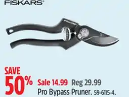 Canadian Tire Fiskars Pro Bypass Pruner offer