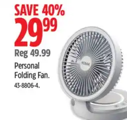 Canadian Tire NOMA Personal Folding Fan offer