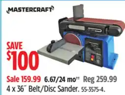 Canadian Tire Mastercraft 4 x 36˝ Belt/Disc Sander offer
