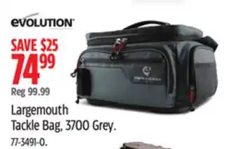 Canadian Tire Evolution Largemouth Tackle Bag offer