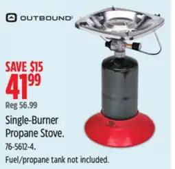 Canadian Tire Outbound Single-Burner Propane Stove offer