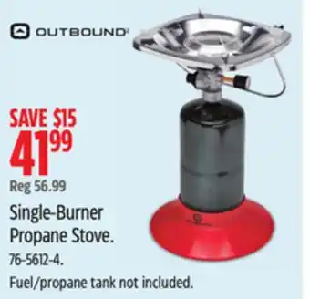 Canadian Tire Outbound Single-Burner Propane Stove offer