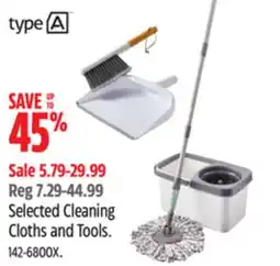 Canadian Tire type-a Selected Cleaning Cloths and Tools offer