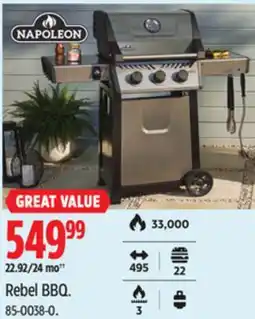 Canadian Tire Napoleon Rebel BBQ offer