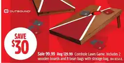 Canadian Tire Outbound Cornhole Lawn Game offer