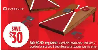 Canadian Tire Outbound Cornhole Lawn Game offer