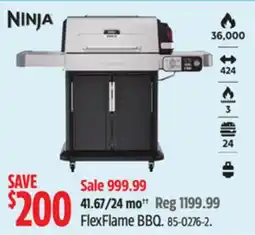 Canadian Tire Ninja FlexFlame BBQ offer