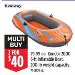 Canadian Tire Bestway Kondor 2000 6-ft Inflatable Boat offer