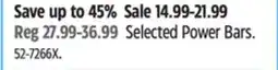 Canadian Tire Selected Power Bars offer