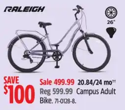 Canadian Tire Raleigh Campus Adult Bike offer