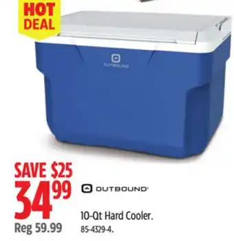 Canadian Tire Outbound 10-Qt Hard Cooler offer
