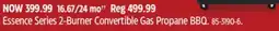 Canadian Tire Vida By Paderno Essence Series 2-Burner Convertible Gas Propane BBQ offer