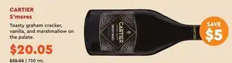 Wine Rack CARTIER S'mores offer
