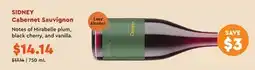 Wine Rack SIDNEY Cabernet Sauvignon offer