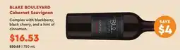 Wine Rack BLAKE BOULEVARD Cabernet Sauvignon Complex offer