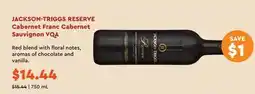 Wine Rack JACKSON-TRIGGS RESERVE Cabernet Franc Cabernet Sauvignon VQA offer