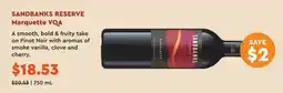 Wine Rack SANDBANKS RESERVE Marquette VQA A offer
