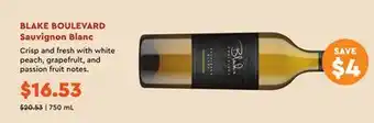 Wine Rack BLAKE BOULEVARD Sauvignon Blanc offer