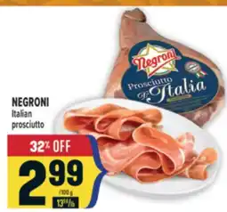 Marché Adonis NEGRONI Italian prosciutto offer