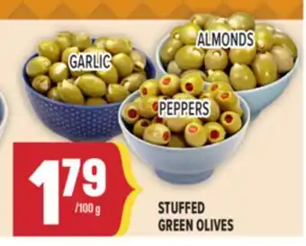 Marché Adonis STUFFED GREEN OLIVES offer