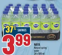 Marché Adonis NAYA Natural spring water offer