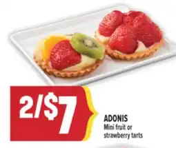 Marché Adonis ADONIS Mini fruit or strawberry tarts offer