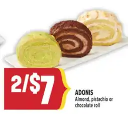 Marché Adonis ADONIS Almond, pistachio or chocolate roll offer