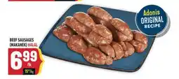 Marché Adonis BEEF SAUSAGES (MAKANEK) HALAL offer