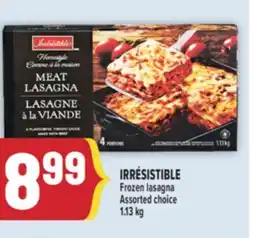 Marché Adonis IRRÉSISTIBLE Frozen lasagna offer