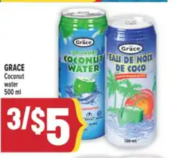 Marché Adonis GRACE Coconut water offer