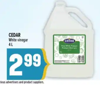 Marché Adonis CEDAR White vinegar offer