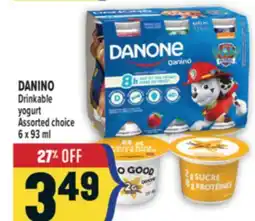 Marché Adonis DANINO Drinkable yogurt offer