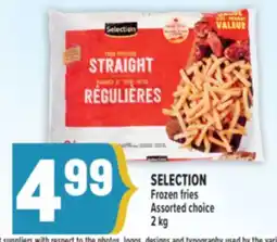 Marché Adonis SELECTION Frozen fries offer