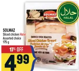Marché Adonis SOLMAZ Sliced chicken Halal offer