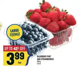 Marché Adonis BLUEBERRY PINT AND STRAWBERRIES offer