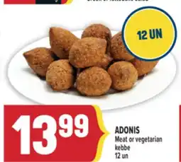 Marché Adonis ADONIS Meat or vegetarian kebbe offer