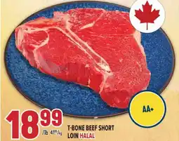 Marché Adonis T-BONE BEEF SHORT LION HALAL offer