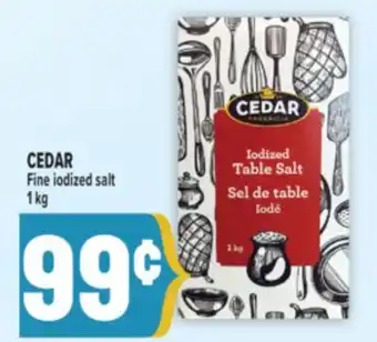Marché Adonis CEDAR Fine iodized salt offer