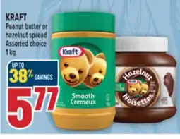 Marché Adonis KRAFT Peanut butter or hazelnut spread offer