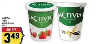 Marché Adonis ACTIVIA Yogurt offer