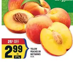 Marché Adonis YELLOW PEACHES OR NECTARINES offer