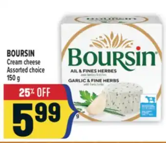 Marché Adonis BOURSIN Cream cheese offer