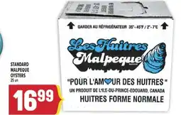Marché Adonis STANDARD MALPEQUE OYSTERS offer