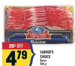 Marché Adonis CARVER'S CHOICE Bacon offer