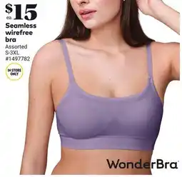 Giant Tiger Seamless wirefree bra offer