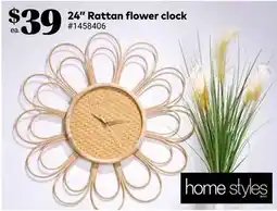 Giant Tiger 24 Rattan flower clock offer
