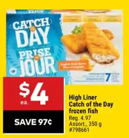 Giant Tiger High Liner Catch of the Day frozen fish offer