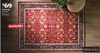 Giant Tiger Area rug offer
