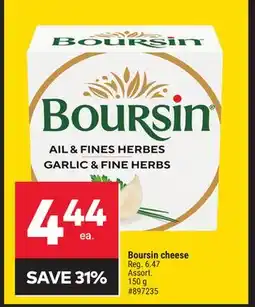 Giant Tiger Boursin cheese offer