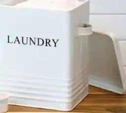Giant Tiger Laundry container & scoop or dryer sheet container offer